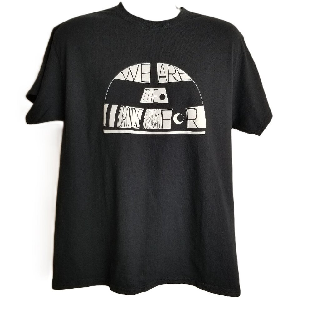 Benedictine University 2015 Welcome Weekend Mens Large Black Droids T Shirt
